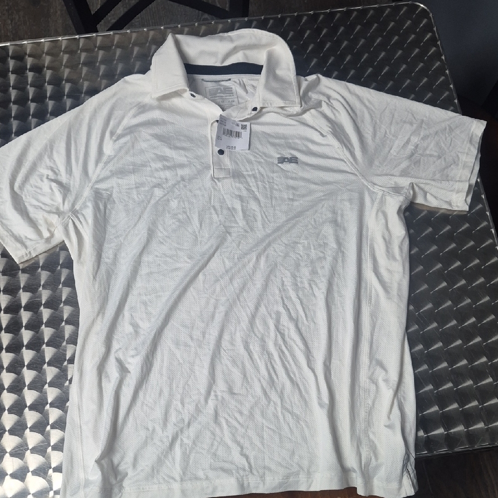 adidas White Polo Shirt